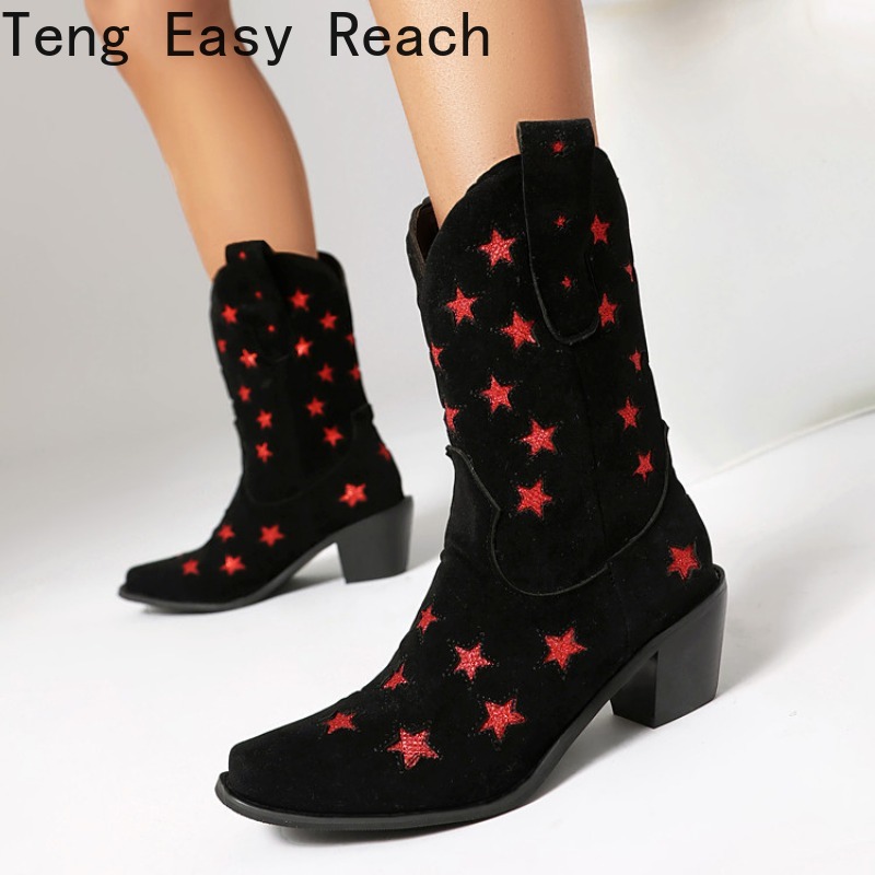 Women'S Shoes Easy Street - Nouvelles Bottes Courtes à Talons Hauts