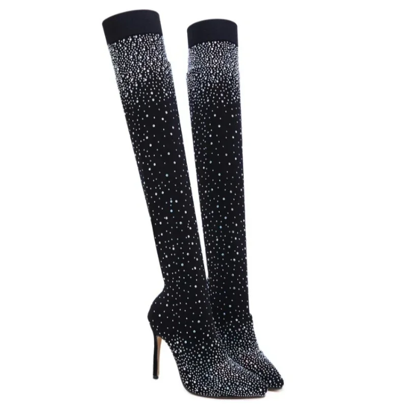 Sock Boot Women - Bottes au dessus du genou pour