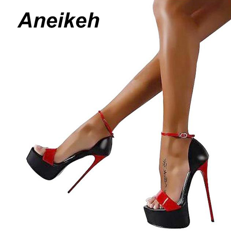 Women'S Shoes Big Feet - Aneikeh 2026 Sandales à talons hauts