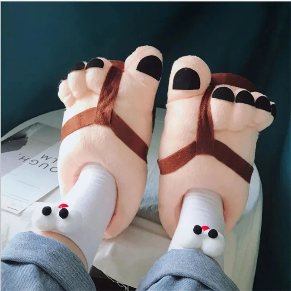 Women Shoes For Big Feet - Pantoufles d'hiver créatives pour hommes et