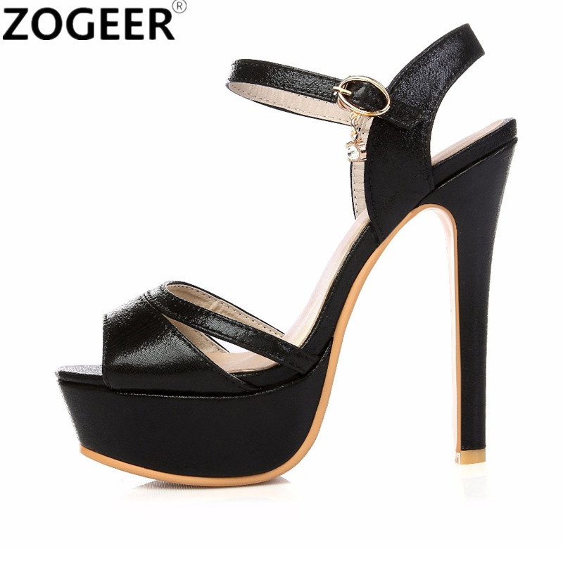 Women'S Shoes Big Feet - Tongs Gladiateur à Talons Hauts pour