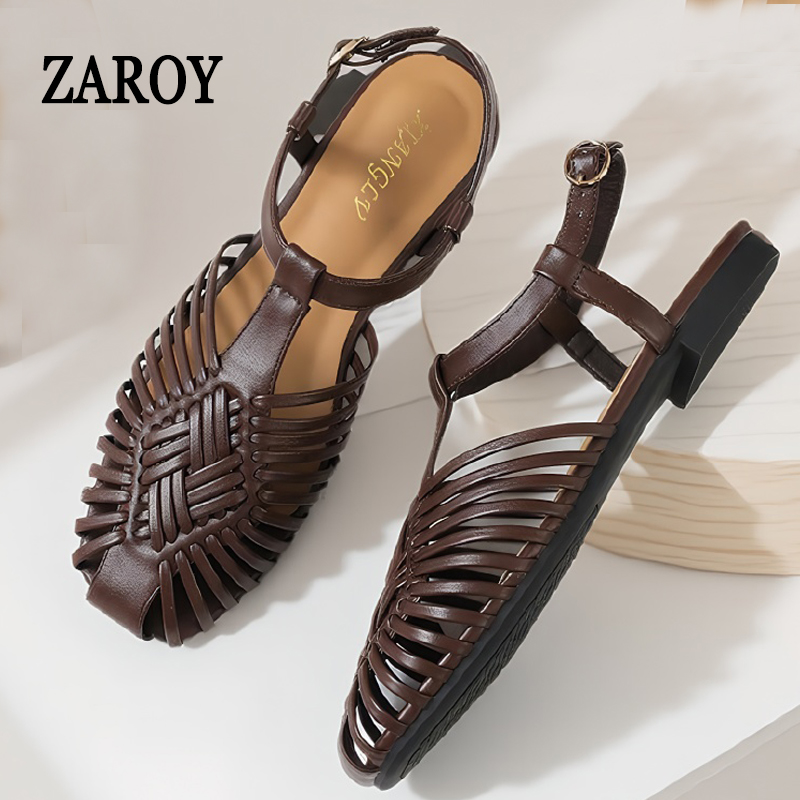Women'S Shoes Big Feet - ZAROY Sandales gladiateur d'été pour femme,