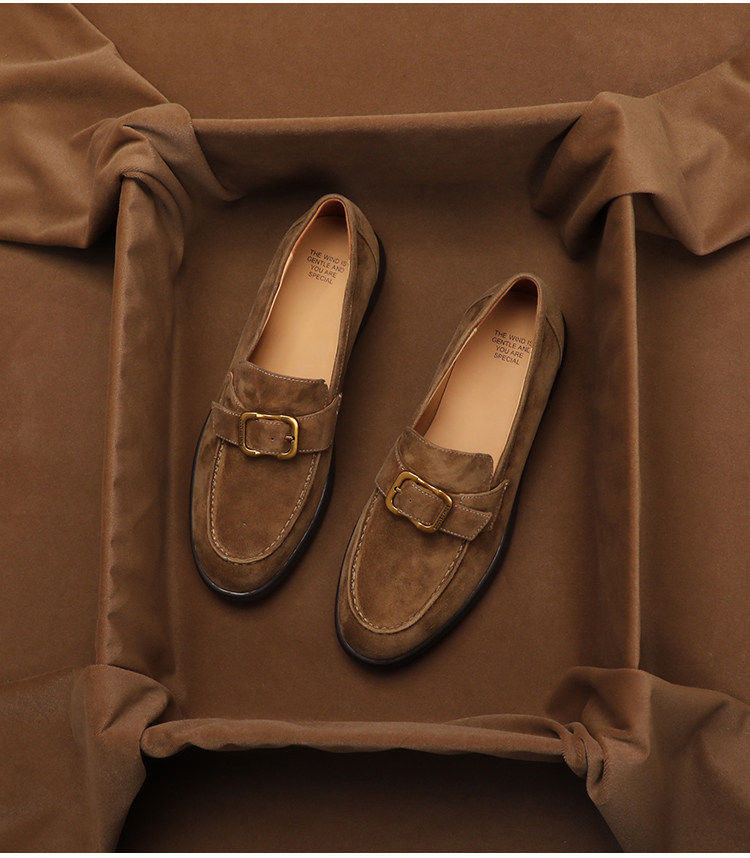 Women Shoes Elegant - SHOEBOX ‌ Mocassins vintage en cuir