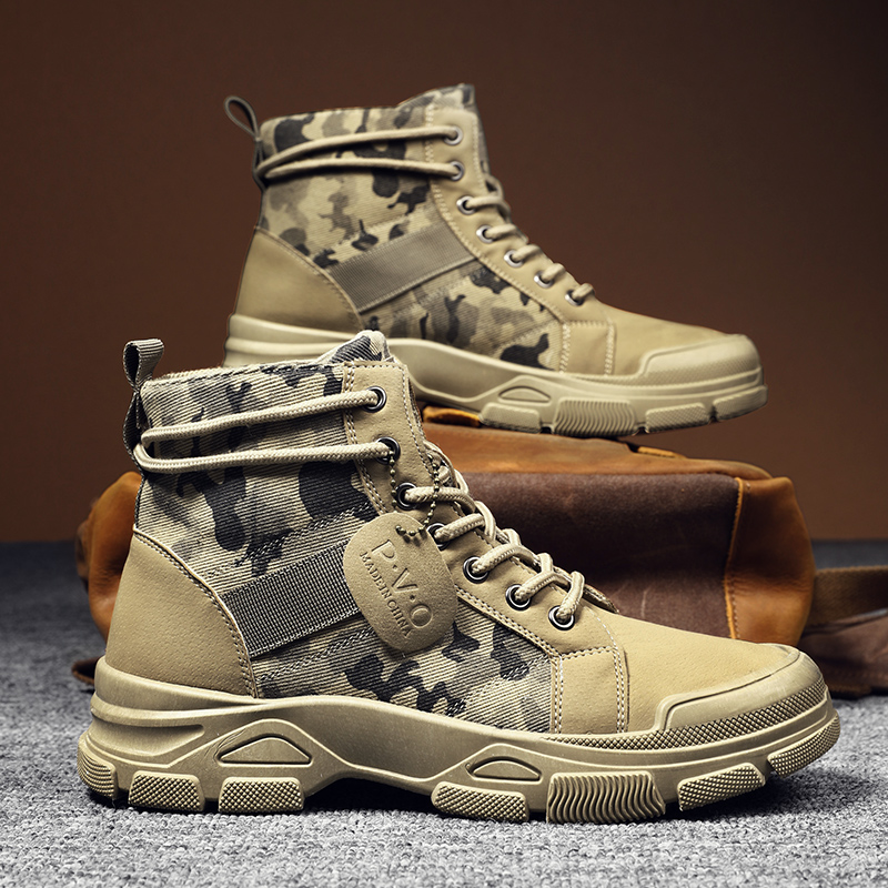 Suede Ankle Boot - Bottes hautes pour hommes, chaussures de