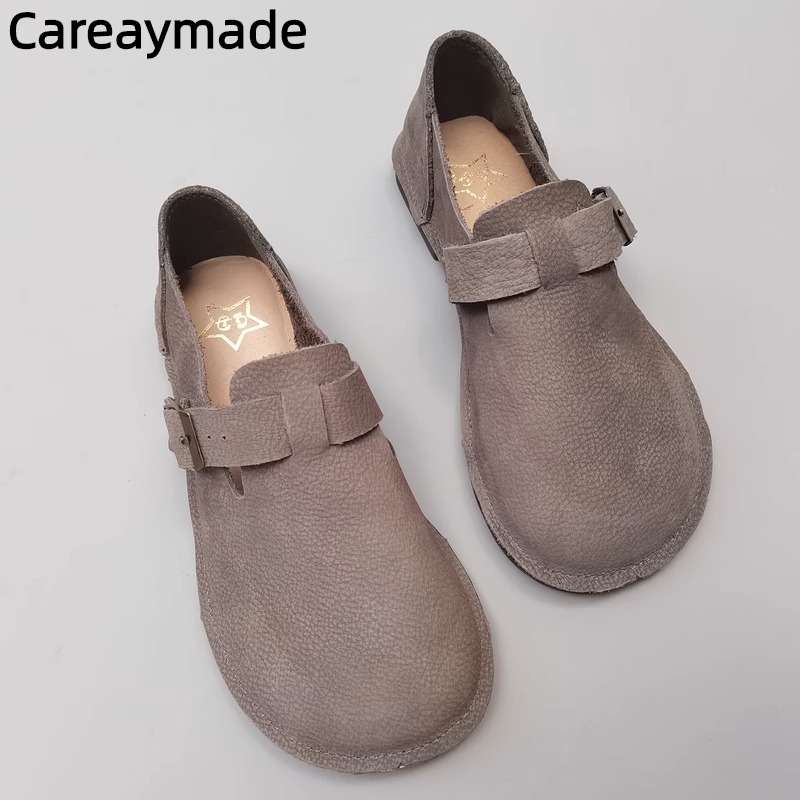 Women Shoes For Big Feet - Careaymade-Chaussures en cuir véritable pour femmes,