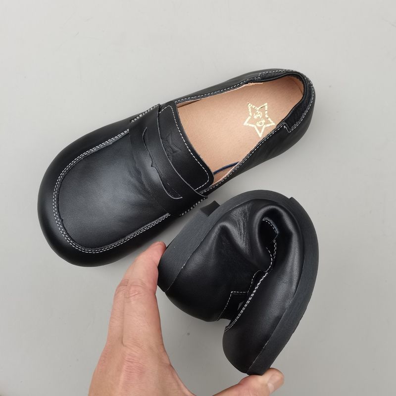 Women Shoes For Big Feet - Chaussures larges en cuir naturel pour