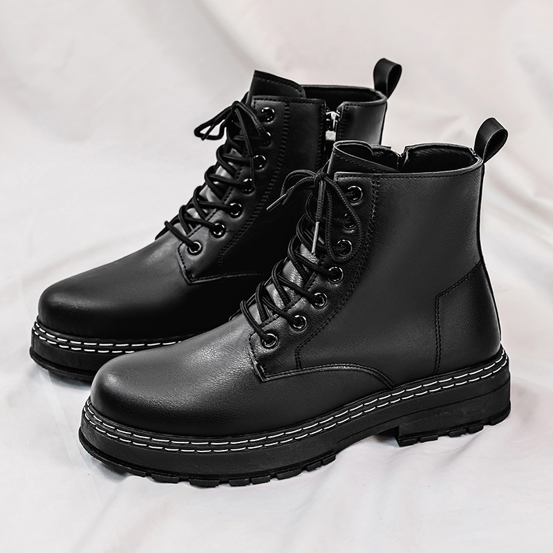 Bottes de moto en cuir verni n - Suede Ankle Boot avis et prix