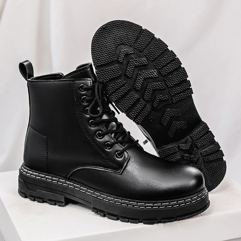 Bottes de moto en cuir verni n - Suede Ankle Boot avis et prix