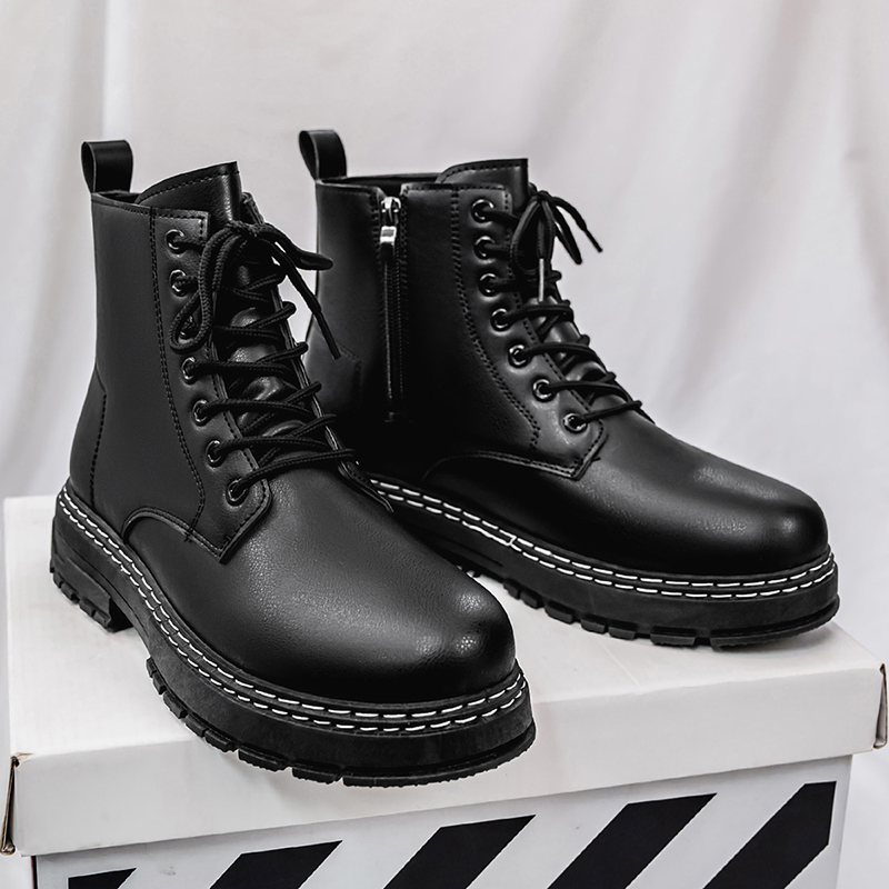 Bottes de moto en cuir verni n - Suede Ankle Boot avis et prix