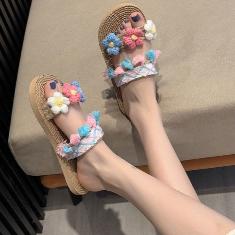 Sandales en jute tressées tend - Women Shoes Must Have avis et prix