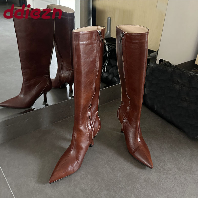 Mode bout pointu dames genou b - Women'S Shoes Big Feet avis et prix