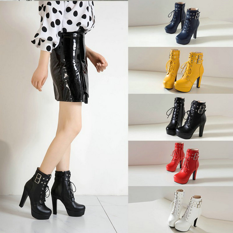 Bottines à talons hauts pour f - Women Shoes For Big Feet avis et prix