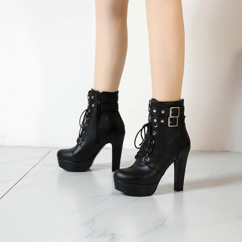 Bottines à talons hauts pour f - Women Shoes For Big Feet avis et prix