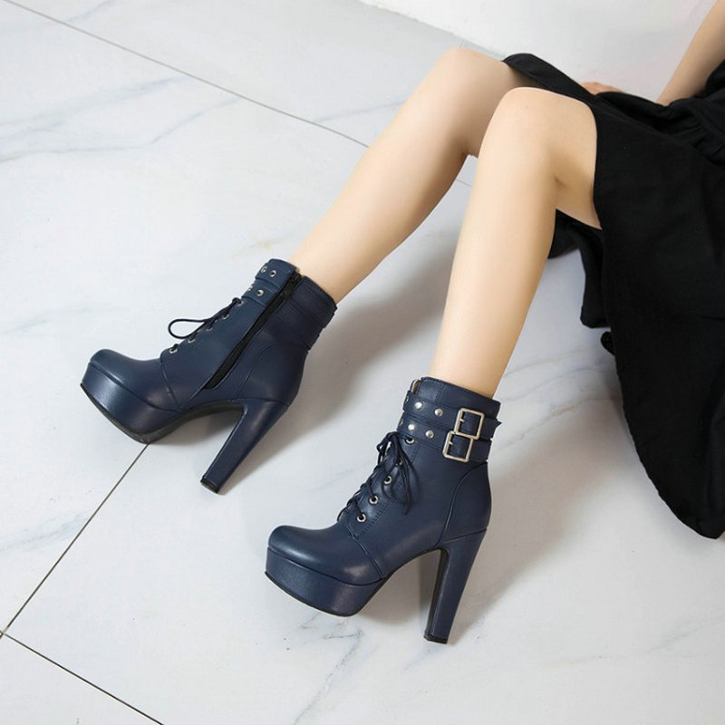 Bottines à talons hauts pour f - Women Shoes For Big Feet avis et prix