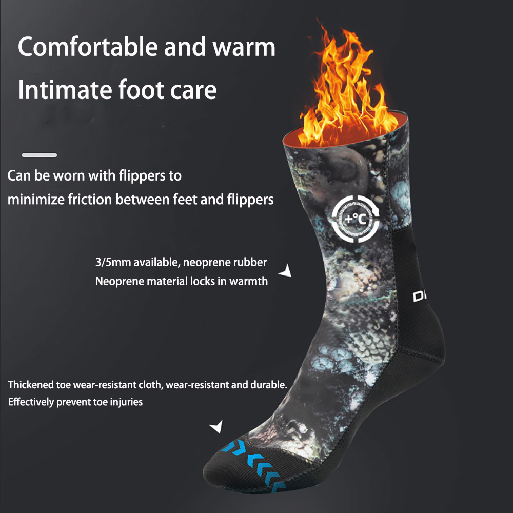 Chaussettes de plongée camoufl - Women'S Shoes Neuropathy avis et prix
