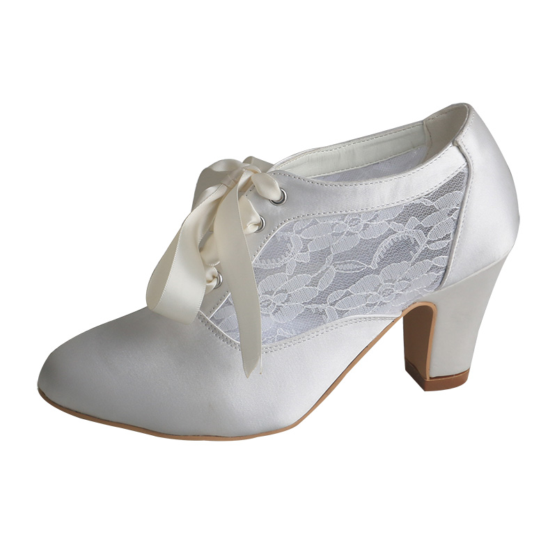 Chaussures de mariée à talons  - Ribbon Tie Heel avis et prix