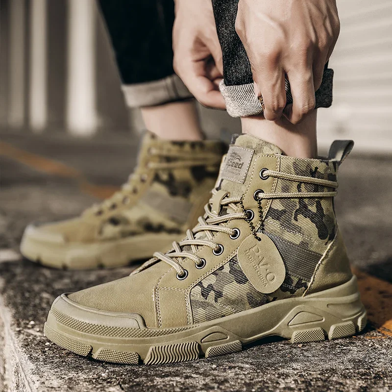 Bottes hautes pour hommes, cha - Suede Ankle Boot avis et prix