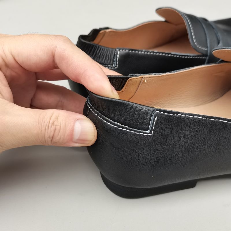 Chaussures larges en cuir natu - Women Shoes For Big Feet avis et prix