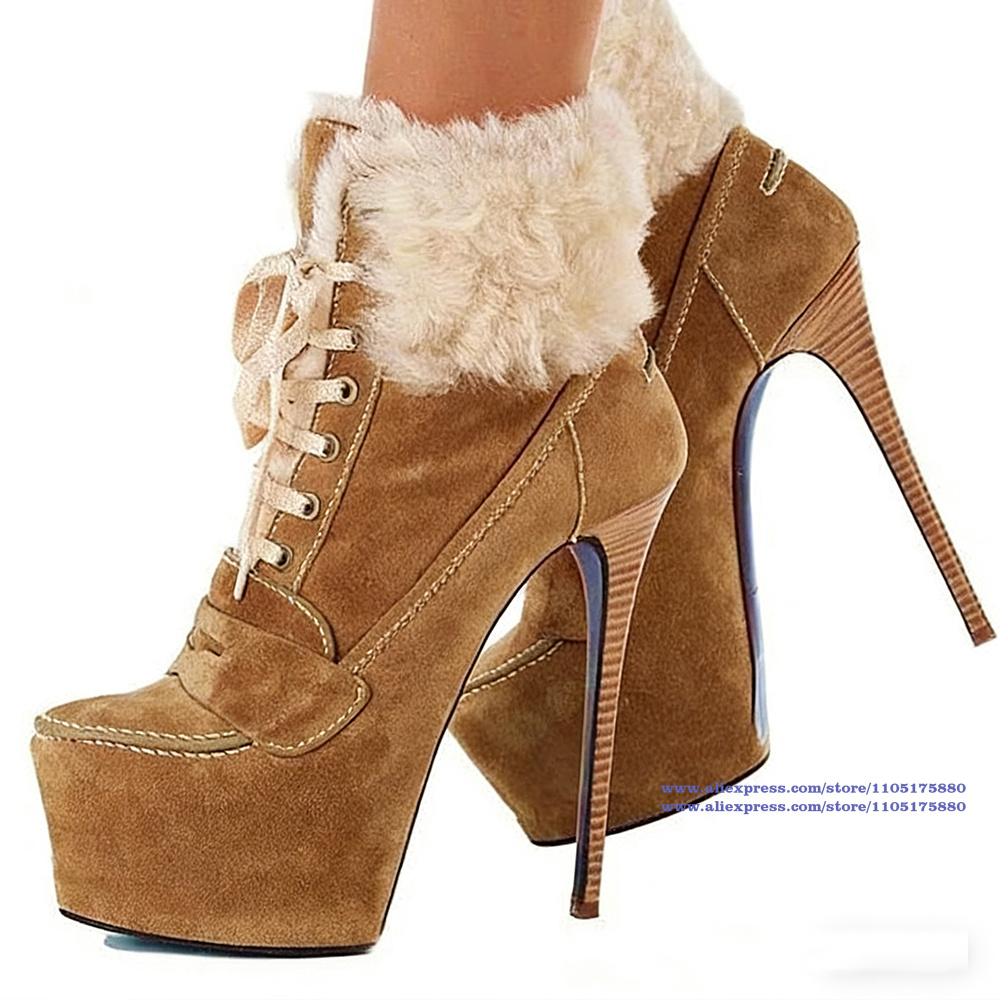 Bottines à talons aiguilles en - Suede Ankle Boot avis et prix