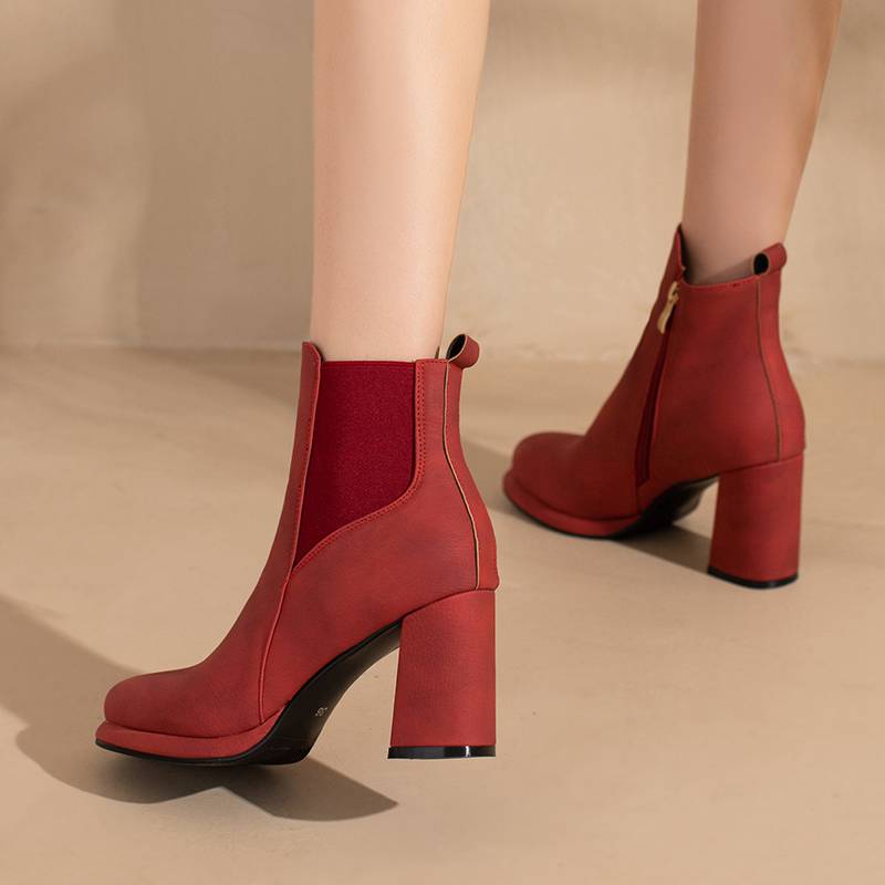REAVE AGAN-Bottes Courtes à Ta - Women'S Shoes Big Feet avis et prix