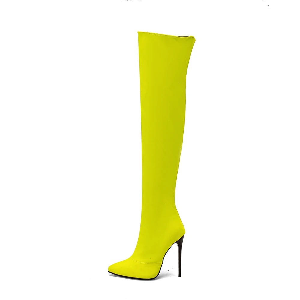 Nouveau hiver Glamour Orange j - Women'S Shoes Big Feet avis et prix