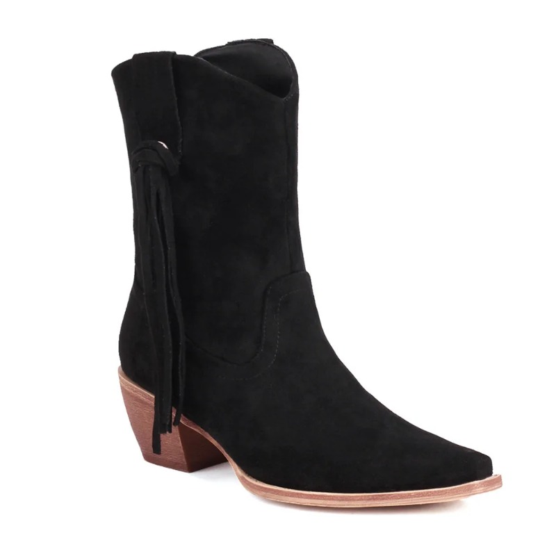 Bottes de Cowboy Vintage en cr - Women'S Shoes Big Feet avis et prix