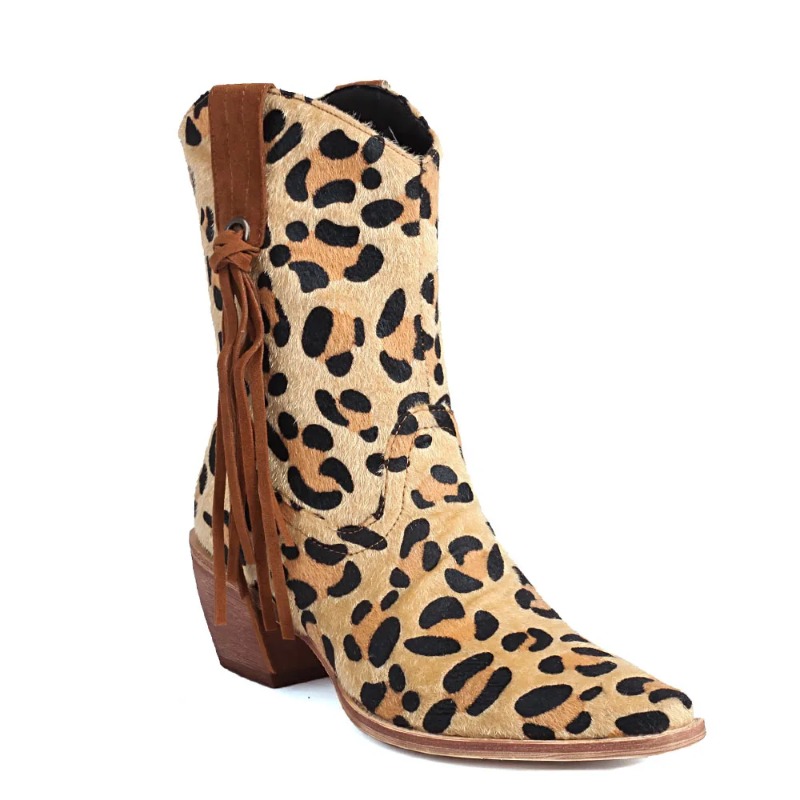 Bottes de Cowboy Vintage en cr - Women'S Shoes Big Feet avis et prix