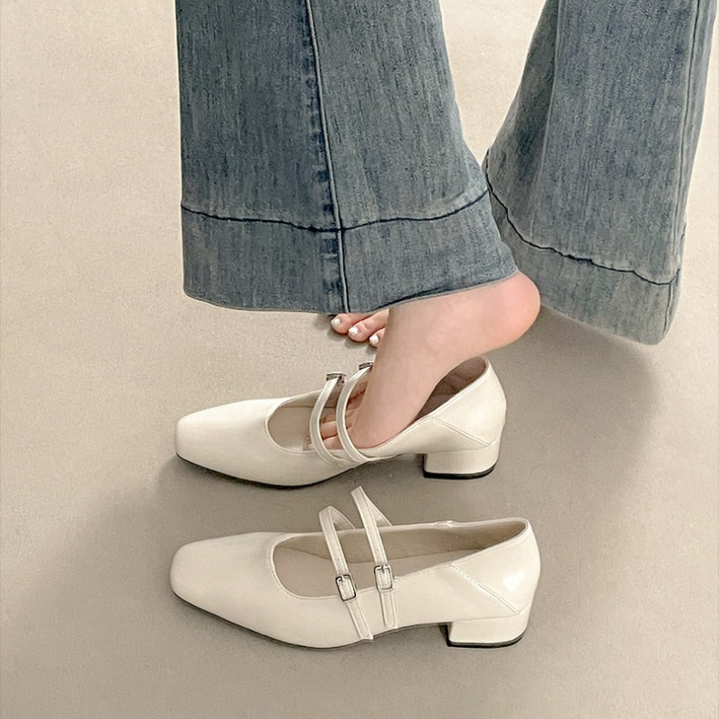 Chaussures Mary Jane argentées - Women Shoes Elegant avis et prix
